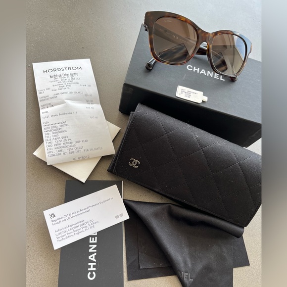 **sold Authentic Chanel sunglasses polarized - Picture 6 of 8